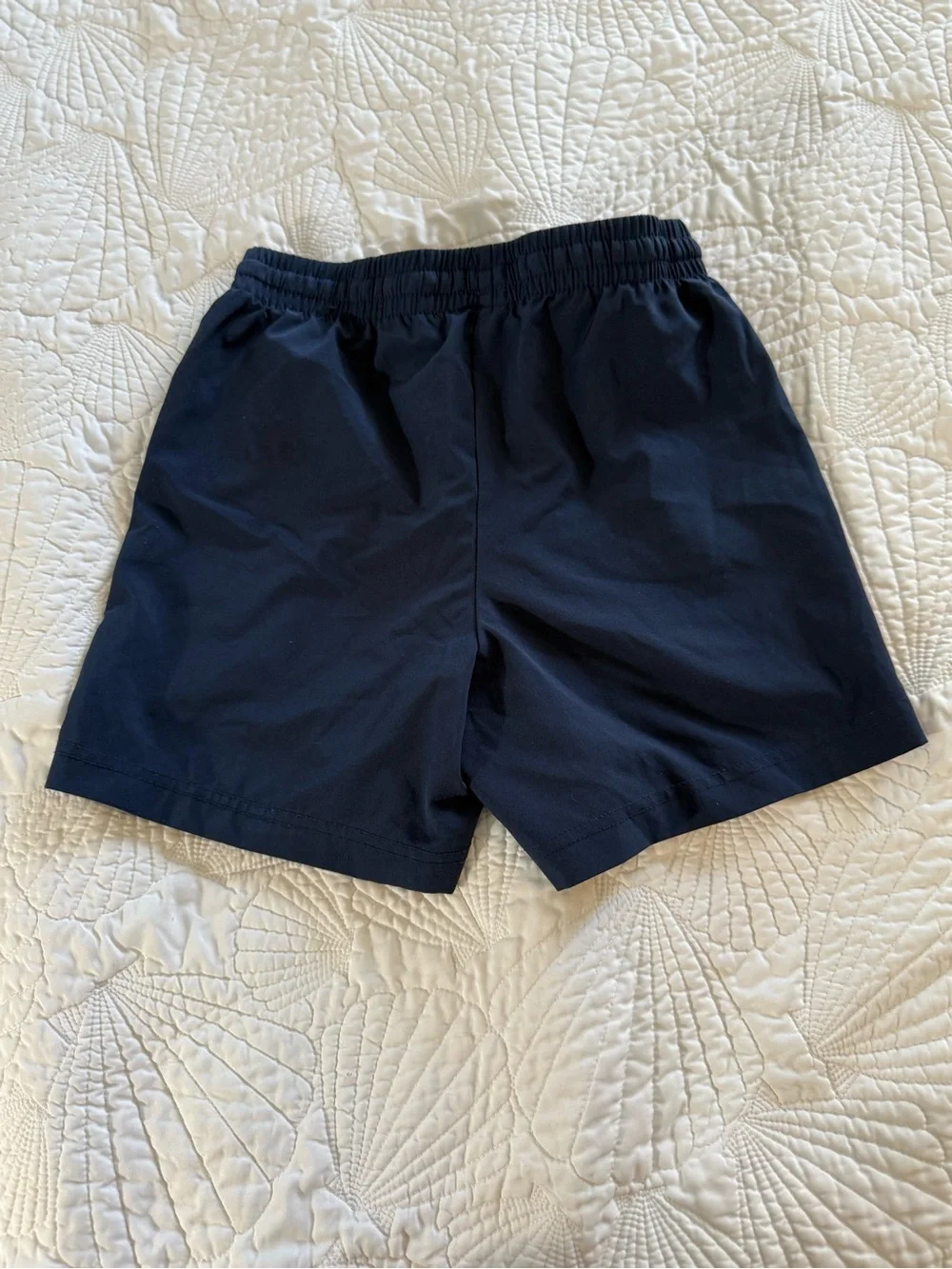 tek gear navy athletic shorts with drawstring